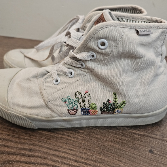 BANGS London Fog Succulent High Top Shoes Sz 8 - Picture 6 of 13